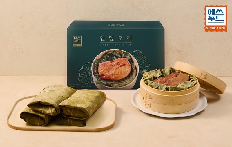 프리미엄 보양식 ’연잎 오리 세트’, 롯데홈쇼핑 최유라쇼 앵콜방송 [사진 에쓰푸드]